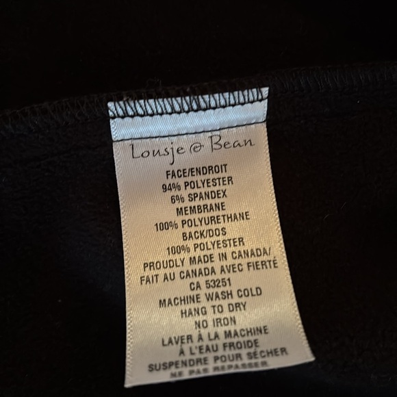 Lousje & Bean Assymetrical Zip Car Coat Women’s Black w/ Red Trim Size Small - Picture 10 of 13